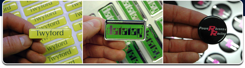 Domed Labels from Customark Limited